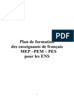 Plan de Formation ENS 2010-2011