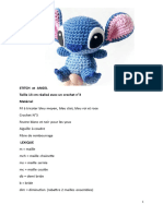 Stitch DISNEY BLEU ROSE