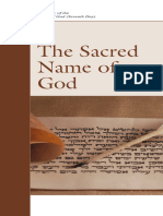 The Sacred Name of God Eng