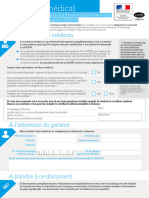 A L'attention Du Médecin: A Joindre À Une Demande À La Maison Départementale Des Personnes Handicapées (MDPH)