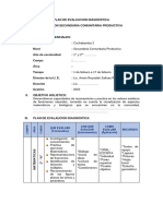 Plan de Evaluacion Diagnostica 2023