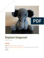 Elephant Amigurumi Ohkcug