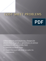 Cost Problems 1