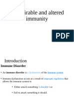 Undesirable and Altered Immunity