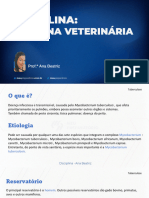 MEDICINA VETERINÁRIA - Tuberculose