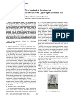 A New Mechanical Structure For Adjustable Stiffness Devices With Lightweight and Small Size