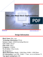 Project2 Mac Core90nm Block (Divya Teja Induri)