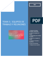 Tema 5 Equipos de Trabajo y Reuniones