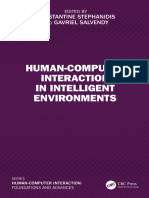 Human Computer Interaction in Intelligent Environments (Constantine Stephanidis Gavriel Salvendy)