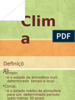 Clima de Pernambuco - Geografia PMPE