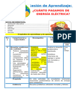 2° Sesión Día 2 Mat Calculamos Cuánto Pagamos de Energía Eléctrica