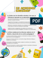 ¿Qué Es Aprender A Enseñar? PDF