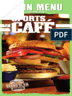 Sports Cafe Menu 2012 AW v3 - Center Parcs