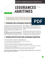 Fascicule 10 Assurances Maritimes