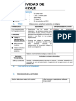 Sesión Elaboramos Una Herramienta Ecológica