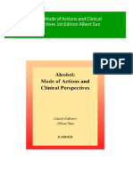 Where Can Buy Alcohol Mode of Actions and Clinical Perspectives 1st Edition Albert Sun Ebook With Cheap Price