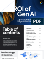 The Roi of Generative Ai