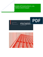 Façades Principles of Construction 2., Rev. Ed. Edition Ulrich Knaack 2024 Scribd Download