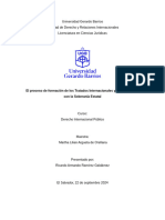 Ensayo Sobre Tratados Internacionales y Su Vinculación Con La Soberanía Estatal