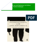 (Ebooks PDF) Download International Law and Diplomacy 1st Edition Charles Chatterjee Full Chapters