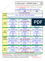 Horaire ETAPE 1 - 3e Cycle - 24-25