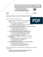 Quarto Bimestre História Novembro Azul História 3 Série