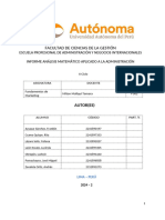 Informe Análisis Matemático - Plaza Vea - Parcial-1