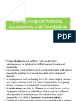 Mining Frequent Patterns, Associations, and Correlations