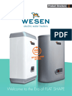 WESEN Electric Water Heater. Product Brochure 2015