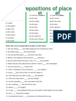 Prepositions of Place Grammar Drills Grammar Guides Tests 73658