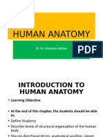 Lecture-1 - Inttroduction To HUMAN ANATOMY