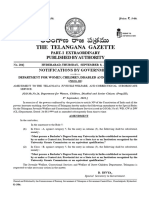 The Telangana Gazette: Published by Authority