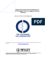 Non-Pharmacological Interventions For Breathlessness in Advanced Stages of Malignant and Non-Malignant Diseases