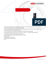 DS K1T671MF Face Recognition Terminal - Datasheet