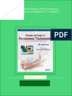 Instant Ebooks Textbook Principles and Practice of Percutaneous Tracheostomy 1st Edition S. P. Ambesh Download All Chapters