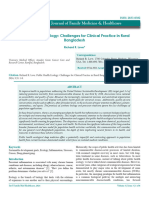 Public Health Ecology Challenges For Clinical Practice in Rural Bangladesh