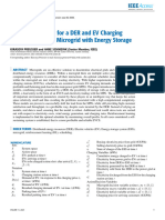 Energy Scheduling For A DER and EV Charging Station Connected Microgrid With Energy Storage