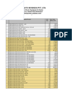 Chemoleums Cost Sheet