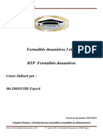 Cours Formalités I Et II FD1