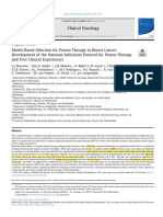 Model-Based Selection For Proton Therapy in Breast Cancer