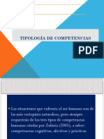 Tipología de Competencias