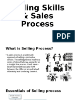 Selling Skills and Sales Process