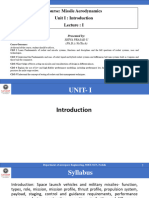 Unit I Missile Aerodynamics