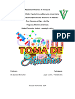 Informe de Toma de Muestras