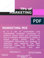 8 7Ps of Marketing