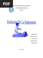 Evolucion de Enfermeria