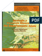 Geología y Rec Min. Depto Añelo