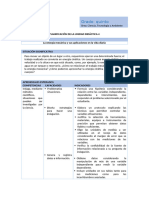 CTA - Planificación Unidad 4 - 5to Grado