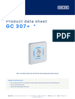 GEZE - Product Data Sheet - EN - 697800140304