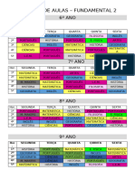 Horario de Aulas 2023 2 Semestre